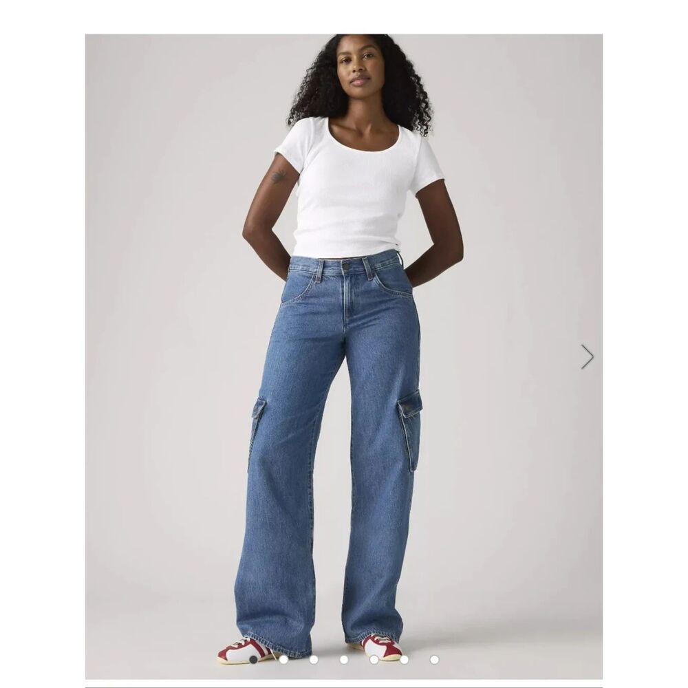 Levi's Super Low Cargo Jean - Blue 27